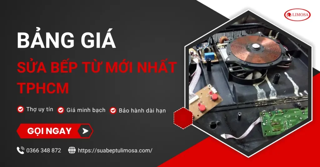 Bảng giá sửa bếp từ