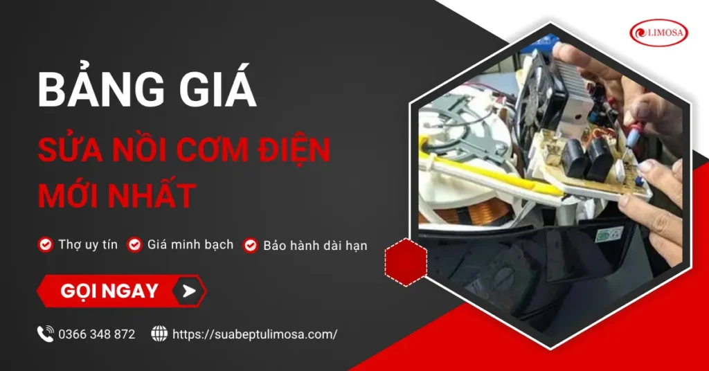 Bảng giá sửa nồi cơm điện