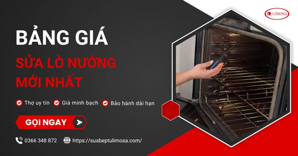 Bảng giá sửa lò nướng