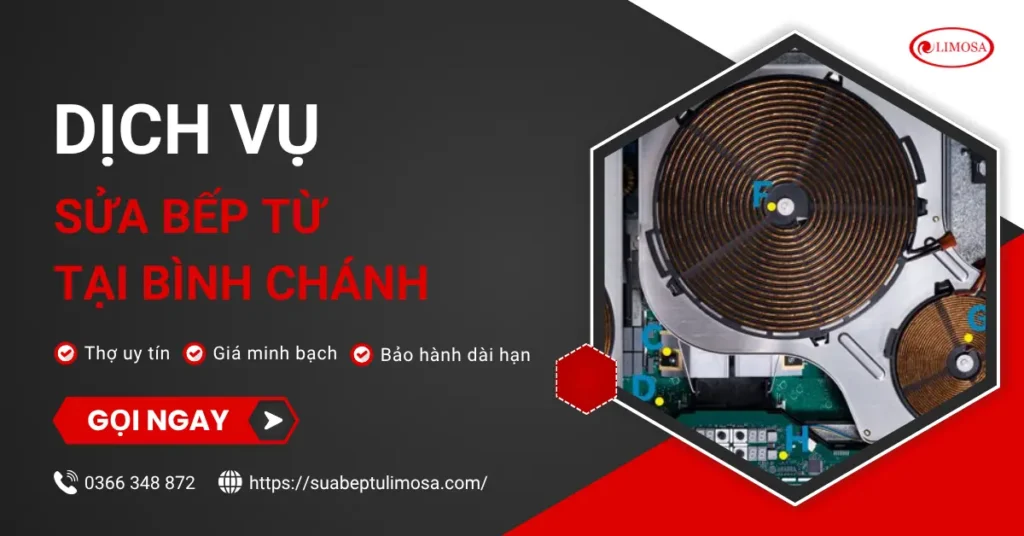 Sửa bếp từ tại Bình Chánh