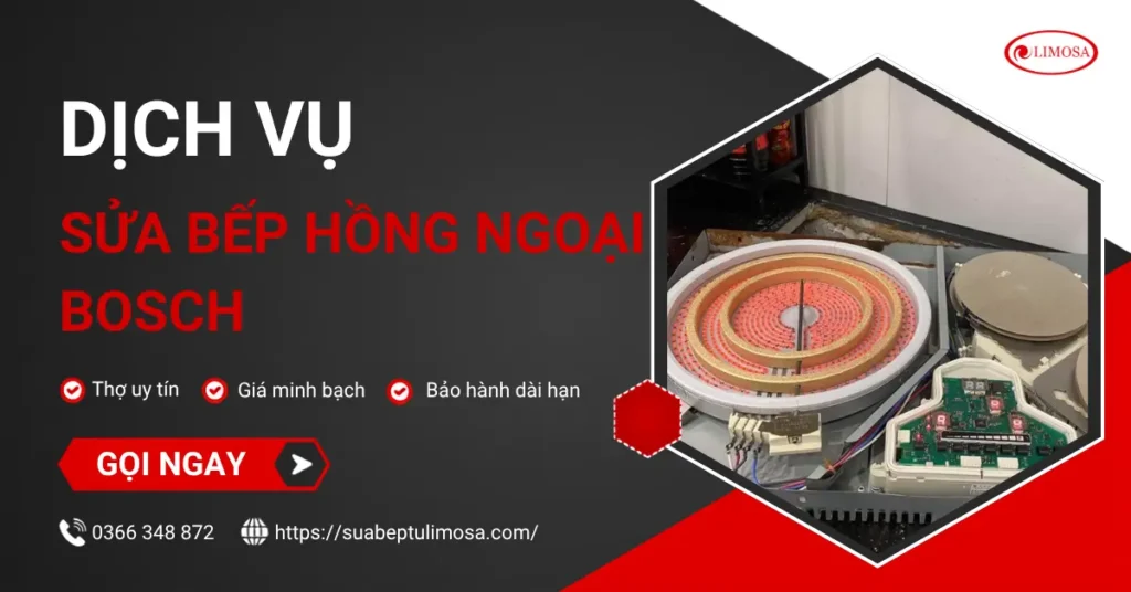 Sửa bếp hồng ngoại Bosch