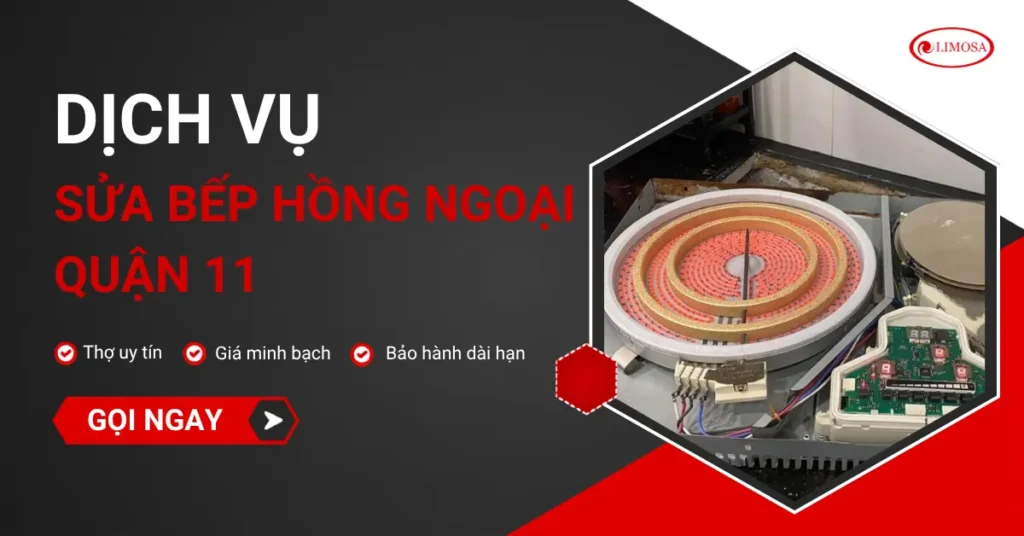 Sửa bếp hồng ngoại quận 11