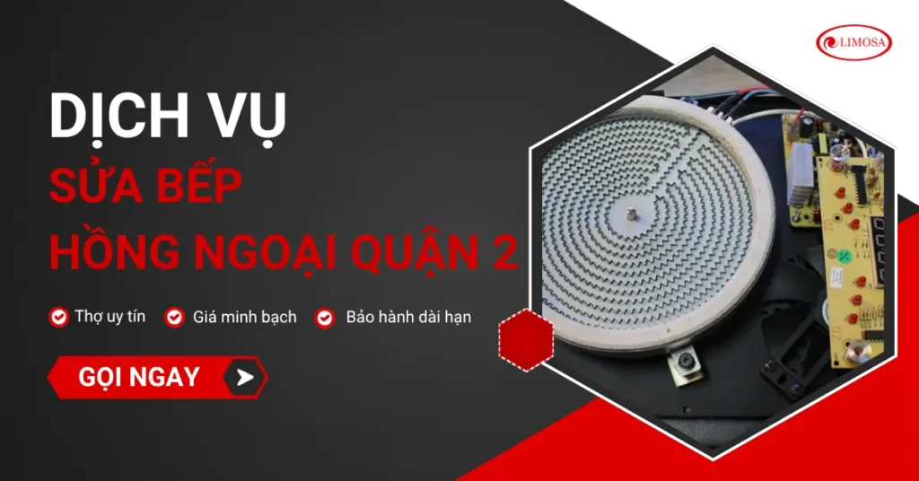 Sửa bếp hồng ngoại quận 2