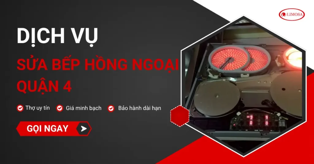 Sửa bếp hồng ngoại quận 4 
