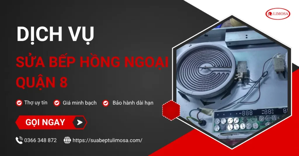 Sửa bếp hồng ngoại quận 8