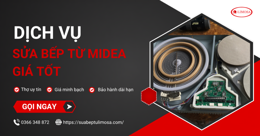 Sửa bếp từ Midea