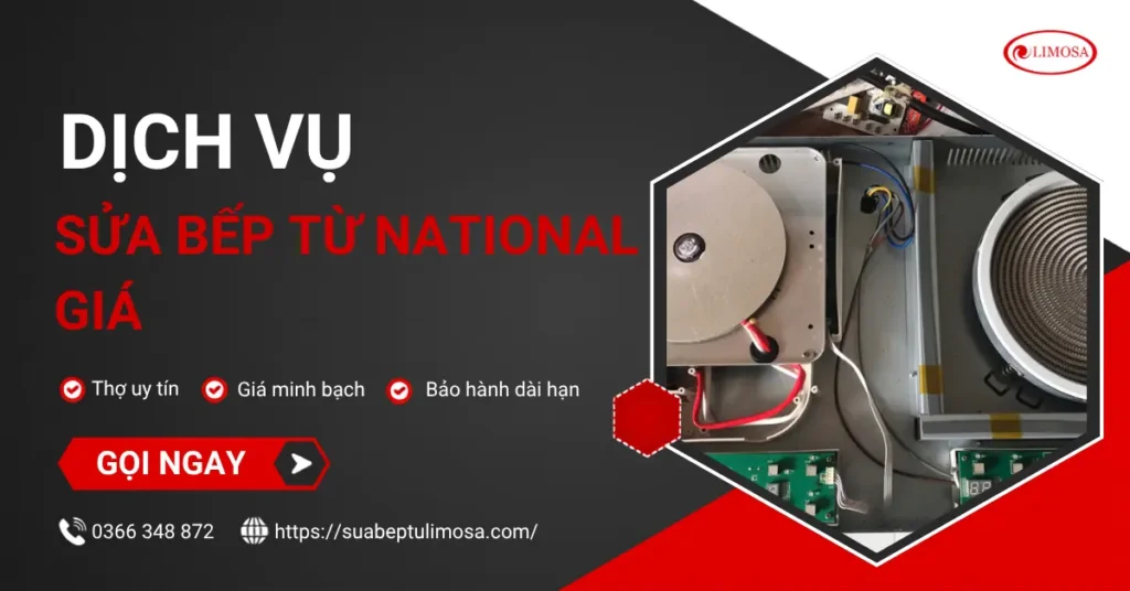 Sửa bếp từ National