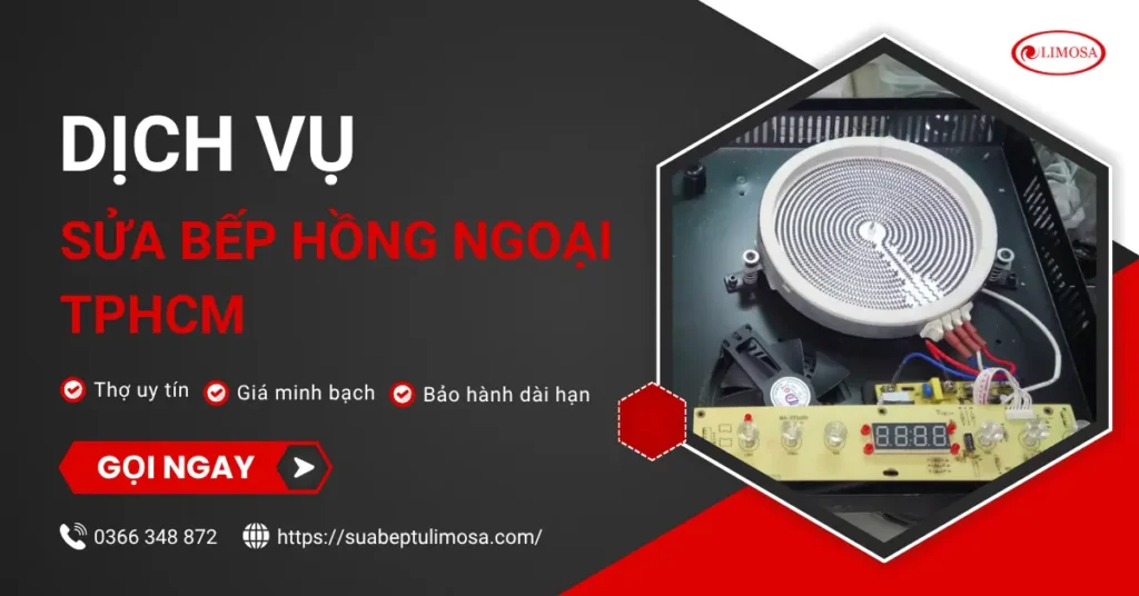 Dịch vụ sửa bếp hồng ngoại