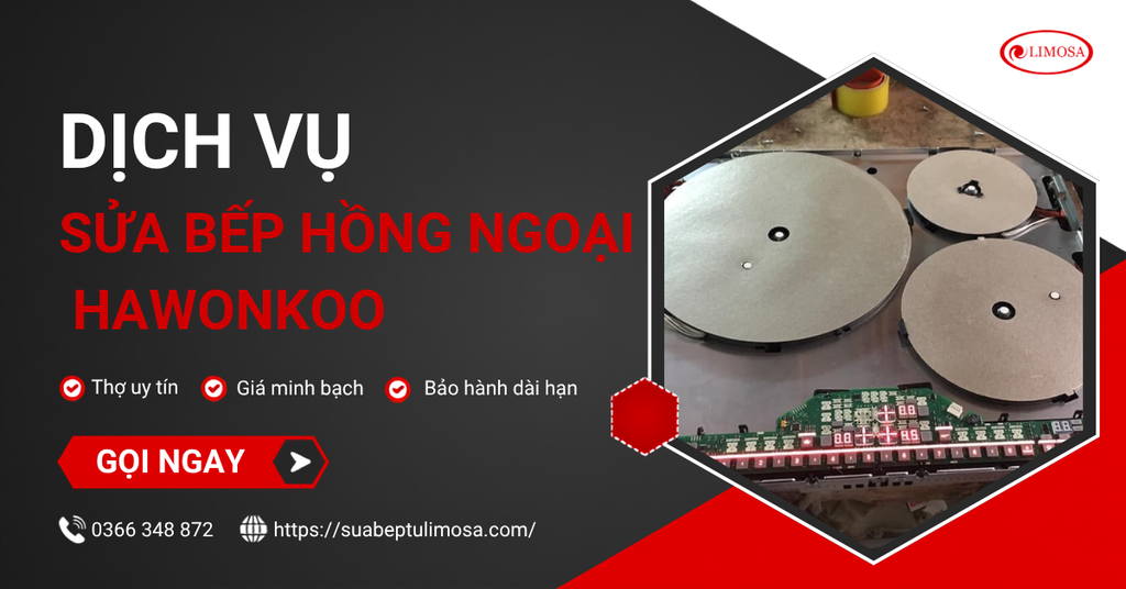 Sửa bếp hồng ngoại Hawonkoo