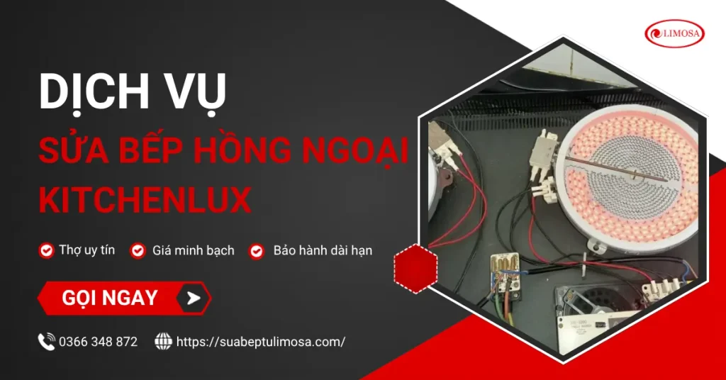Sửa bếp hồng ngoại Kitchenlux