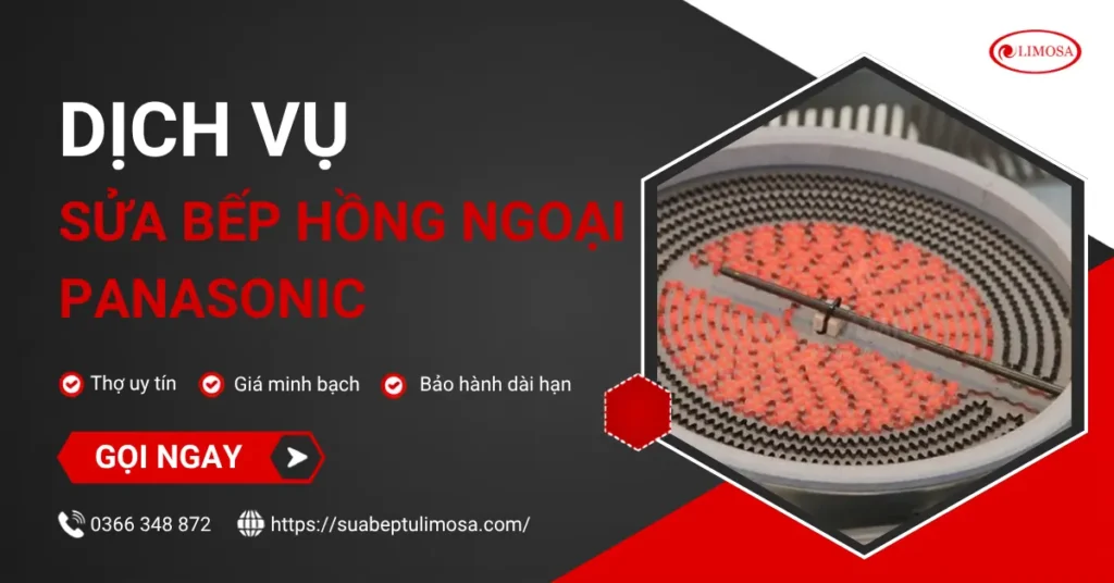 Sửa bếp hồng ngoại Panasonic