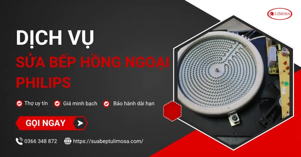 Sửa bếp hồng ngoại Philips