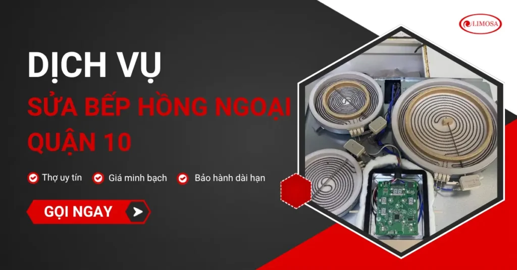 Sửa bếp hồng ngoại quận 10