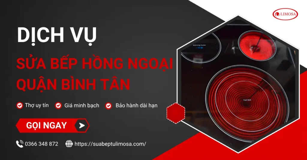 Sửa bếp hồng ngoại quận Bình Tân