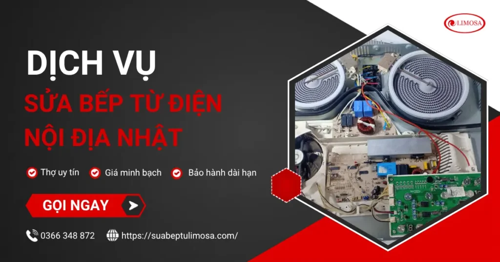 Sửa bếp từ điện nội địa Nhật